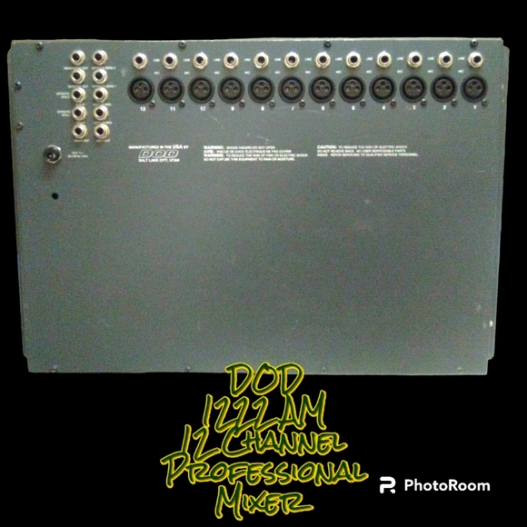 DOD 1222 AM 12 Channel Professional Mixer - Picture 2 of 3